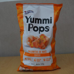 Yummi Pops - Palomitas de Maíz Sabor Queso con Fibra y Malt Natural