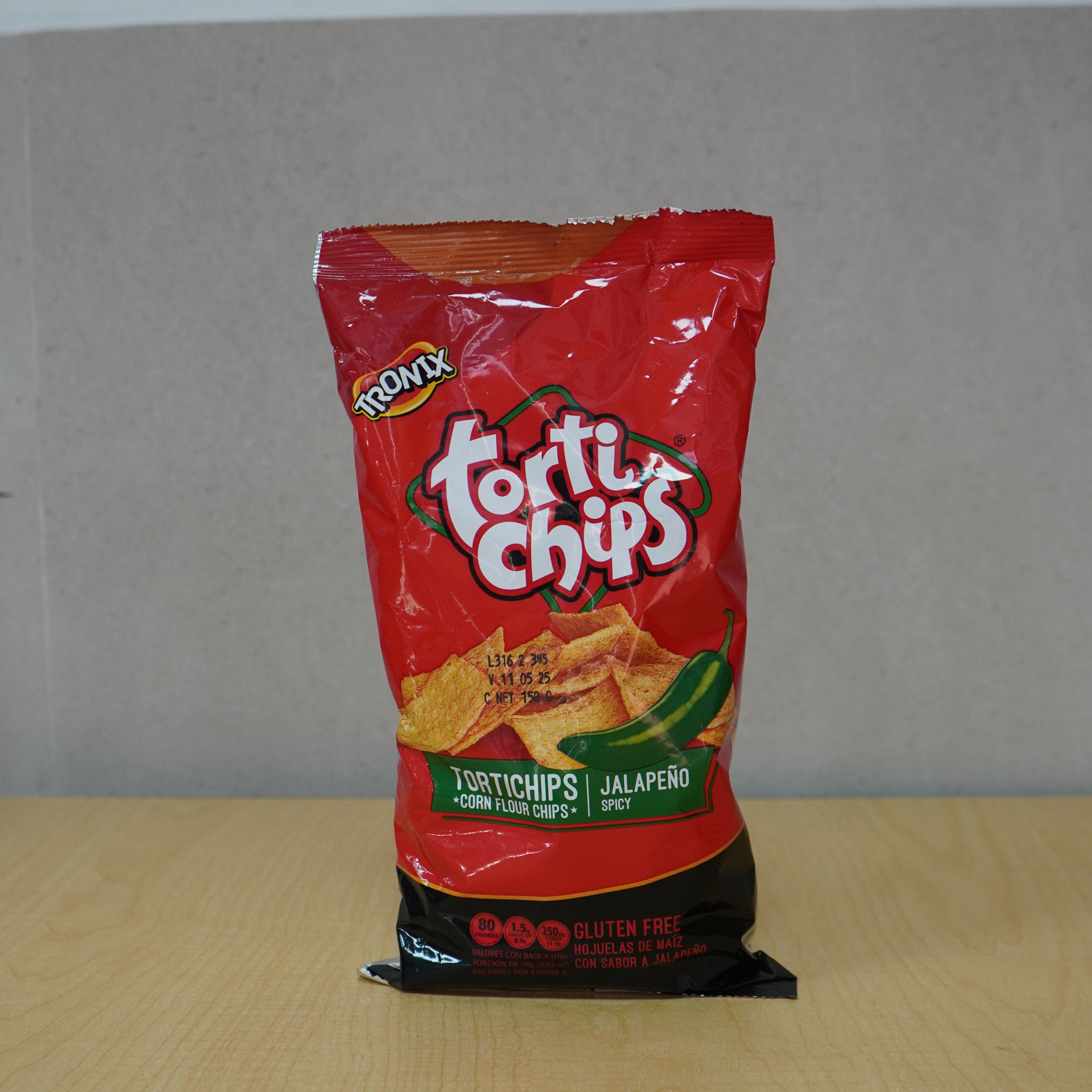 Tortichips – Chips de Harina de Maíz con Sabor Chile Limón 150g