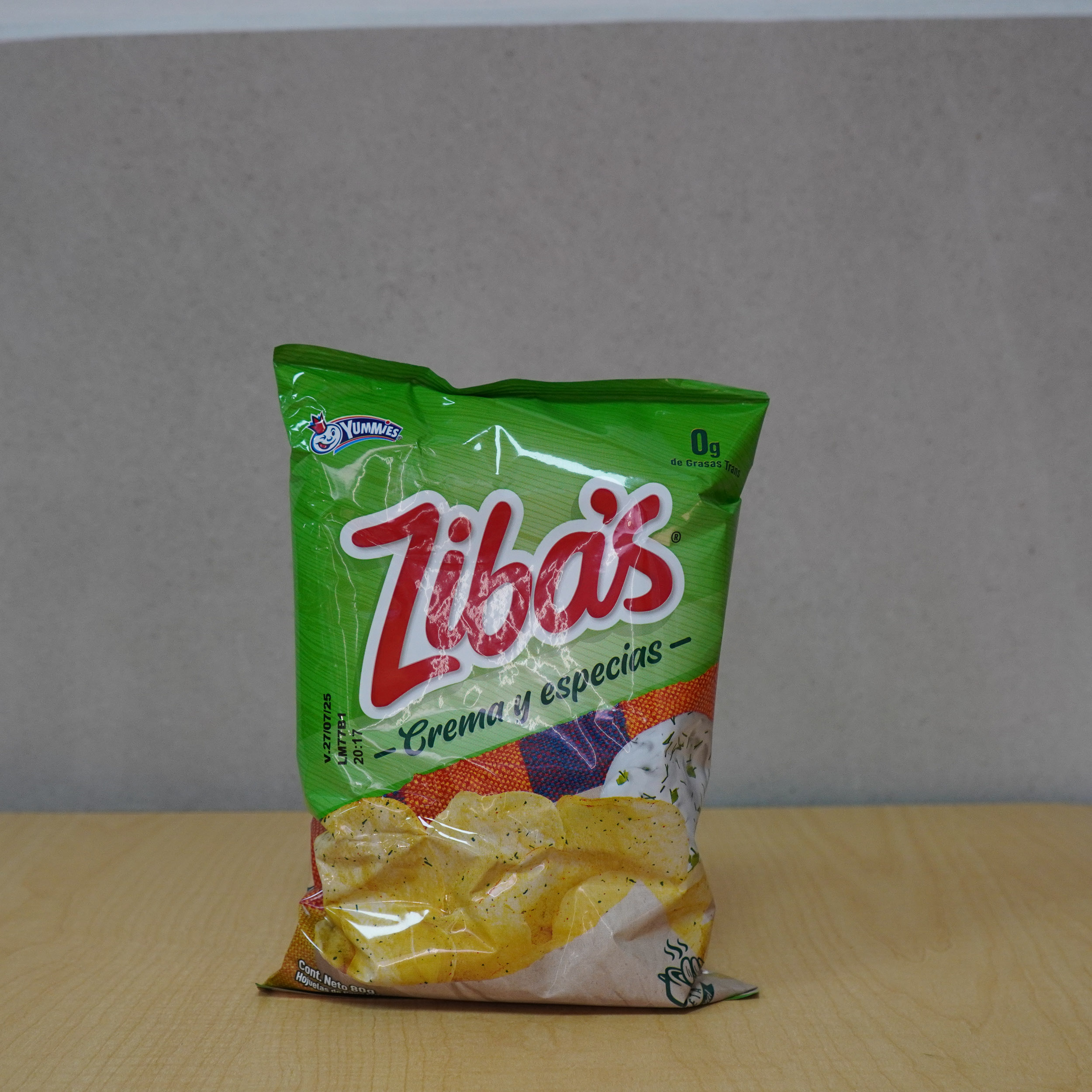 Ziba's - Snack Crujiente con Crema y Mezcla de Especias