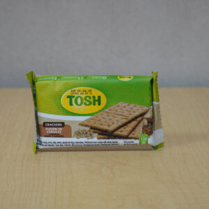 TOSH Crackers - Galletas Multicereal con Linaza, Almendras y Salvado de Trigo