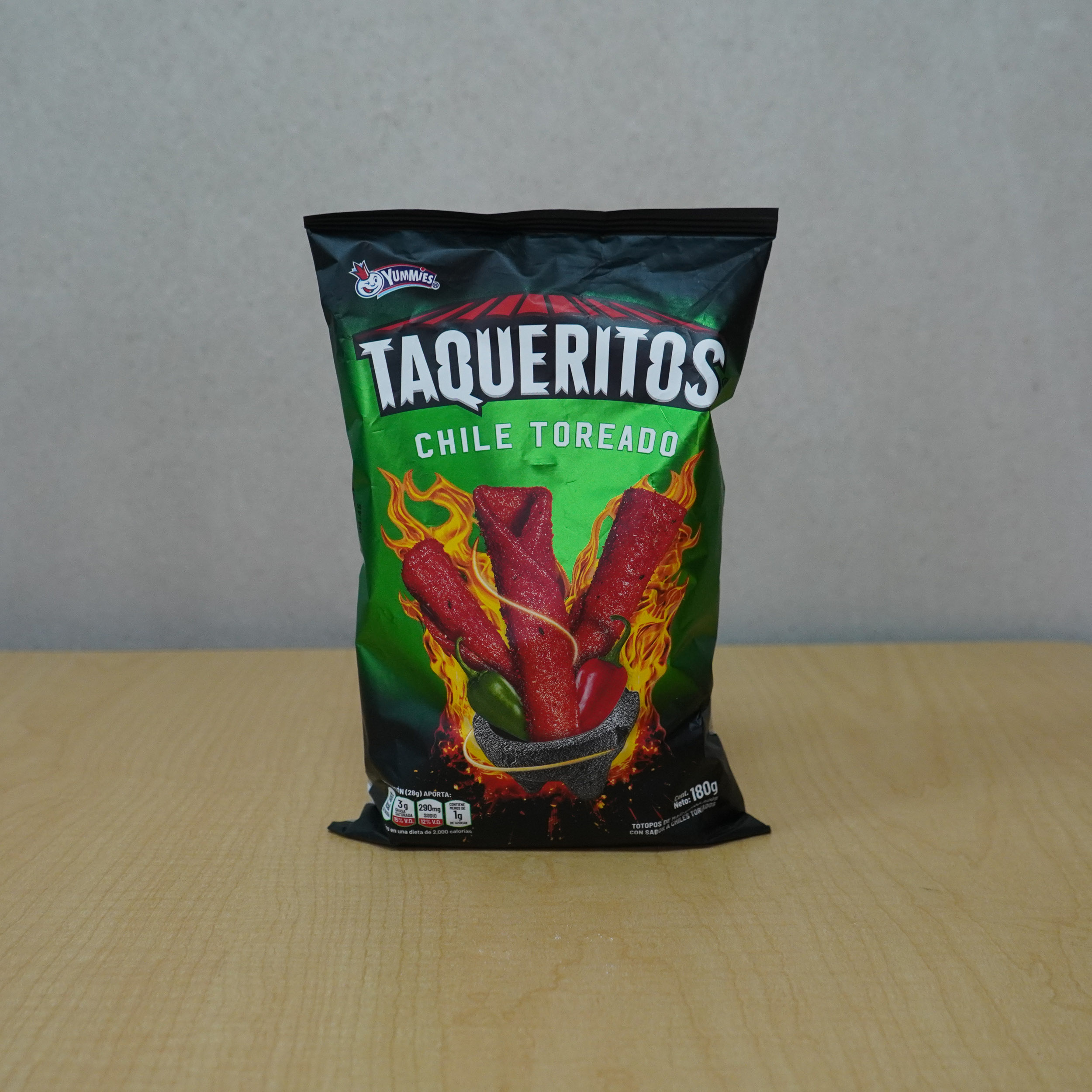 Taqueritos Chile Toreado - Snack Crujiente con Toque Picante y Refrescante